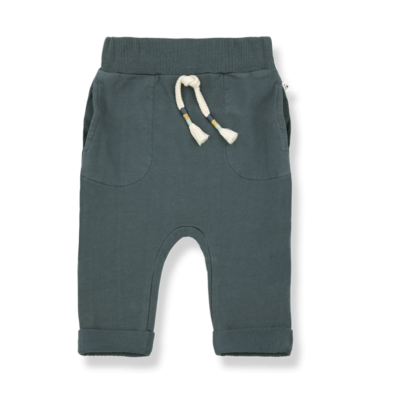 Pantalon GUREN pétrole