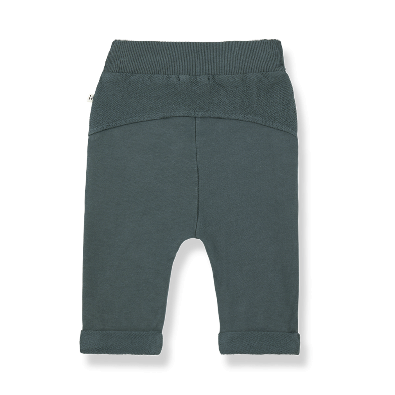 Pantalon GUREN pétrole