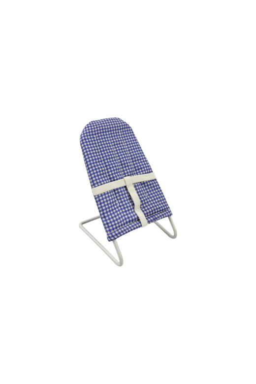 Transat Vichy bleu pour bébé Gommu pocket