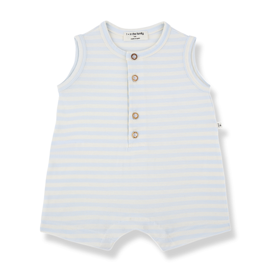 Barboteuse Pedro misty-blue