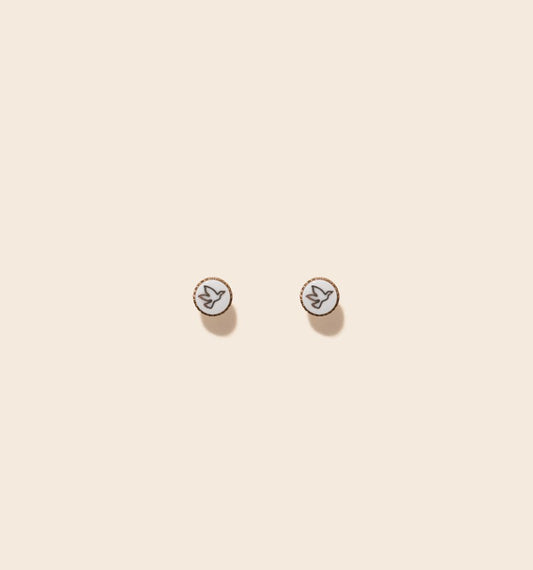 Boucles d'oreilles "Colombe" 🕊️