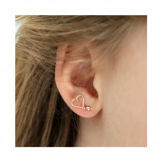 Boucles d'oreille Mon coeur