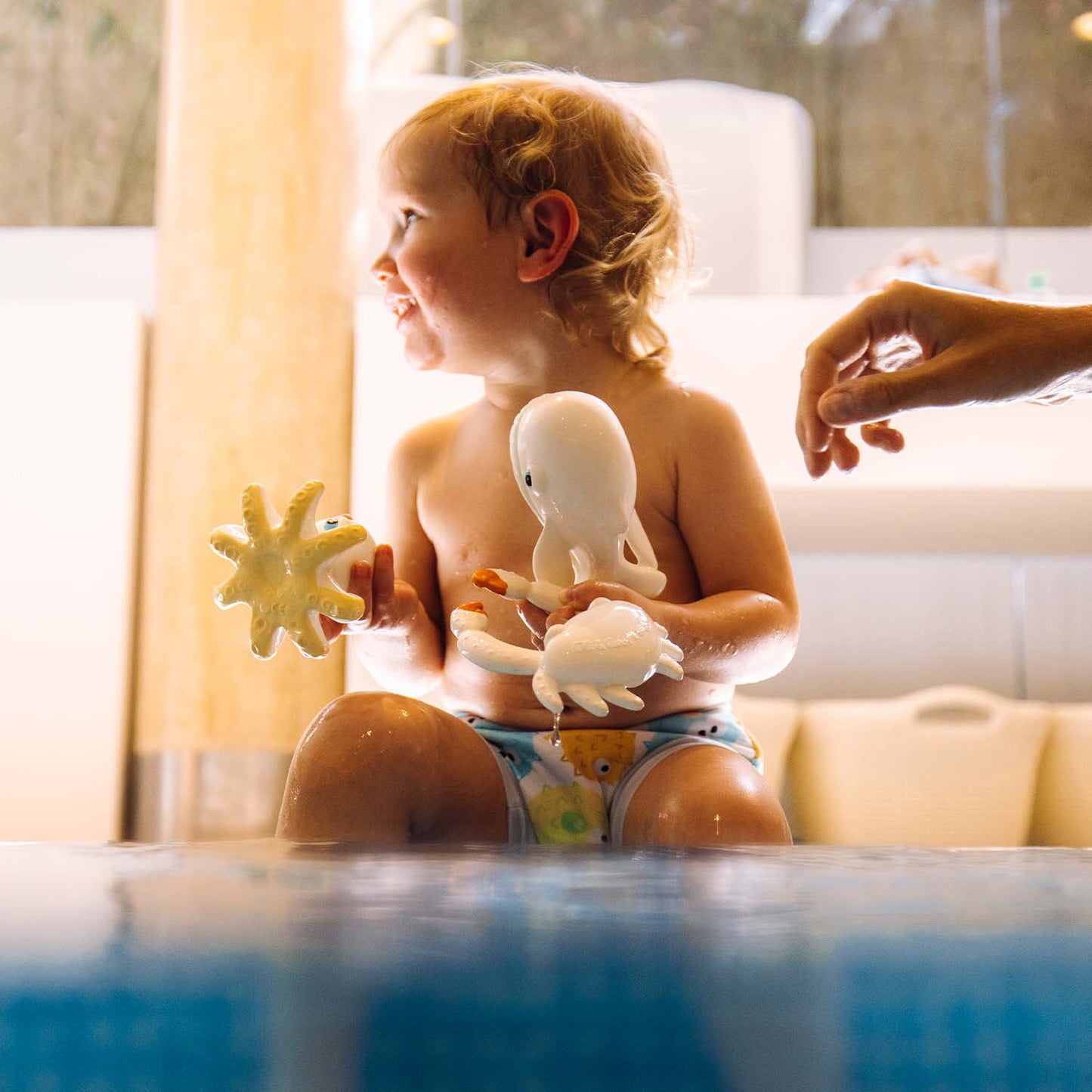 Pieuvre de bain bébé