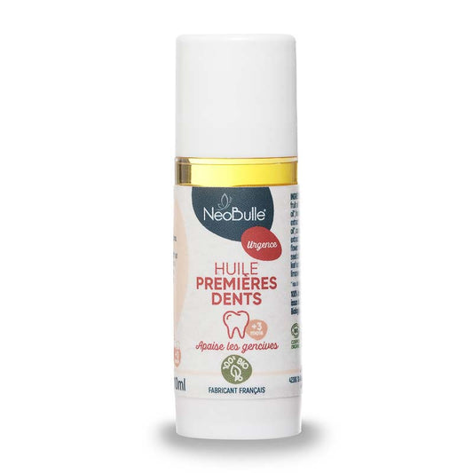 HUILE PREMIÈRES DENTS, APAISE LES GENCIVES