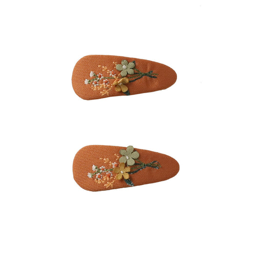 Barrette clip cannelle