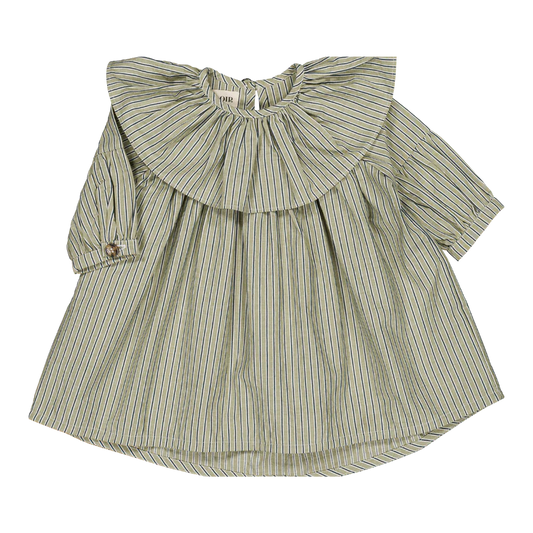 Robe bianca - rayures menthe