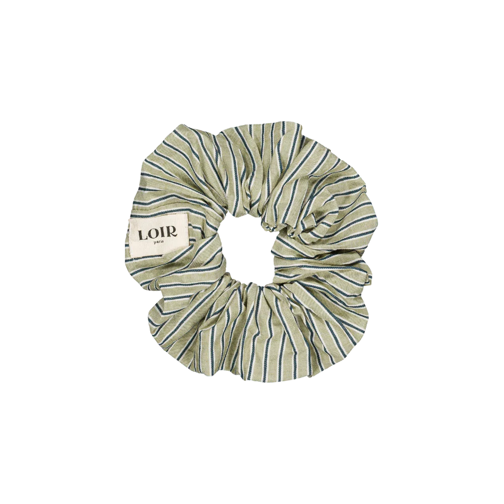 Chouchou lou - rayures menthe