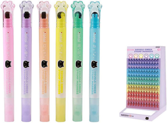 Surligneurs 2 en 1 Tampon Roller