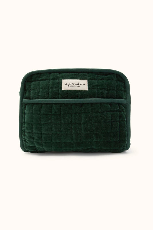 Trousse Rahana Velours Lisse Forest